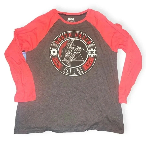 STAR WARS DARTH VADER SITH baseball style T-shirt - Picture 1 of 3